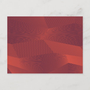 Abstract, trendy, modern geometric graphic art postcard