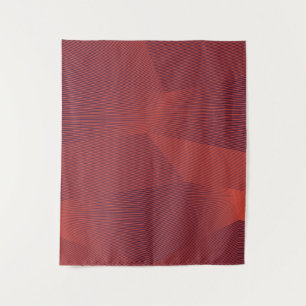 Abstract, trendy, modern geometric graphic art tapestry
