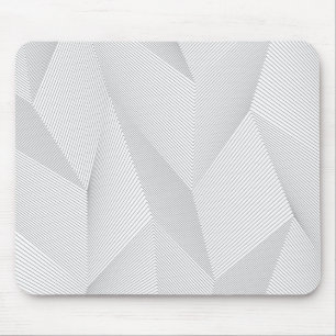 Abstract, trendy, modern, simple line pattern mouse pad