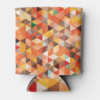 Abstract Triangle Geometric Seamless Pattern Can Cooler