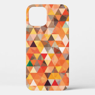 Abstract Triangle Geometric Seamless Pattern iPhone 12 Case