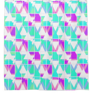 Abstract triangles shapes geometrical print patter