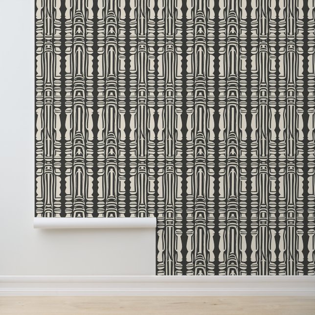 Abstract Tribal Geometric Pattern Design Wallpaper (Application)