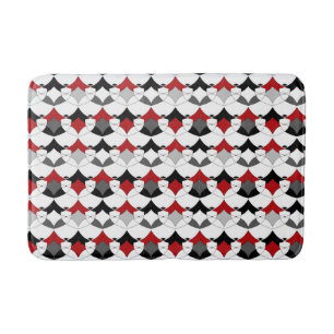 Abstract tribal ornament . bath mat