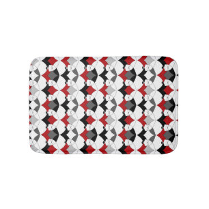 Abstract tribal ornament . bath mat