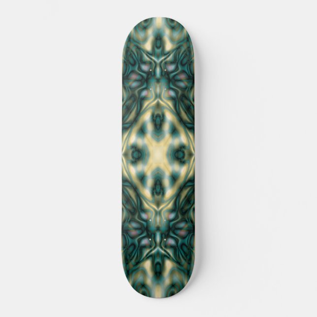 Abstract tribal pattern skateboard (Front)