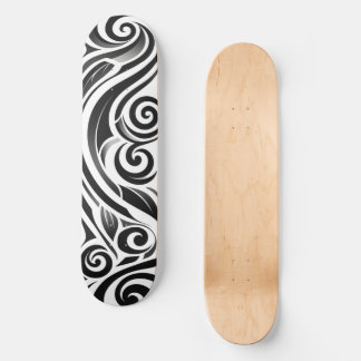 Abstract tribal  skateboard
