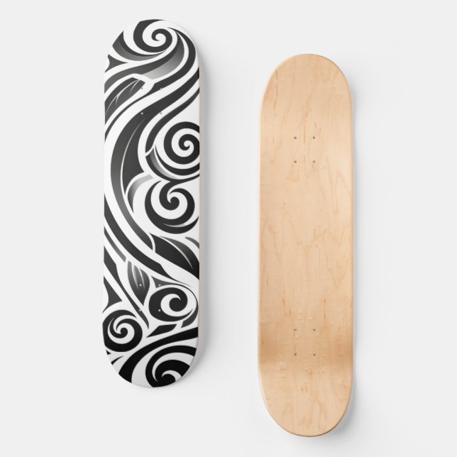 Abstract tribal  skateboard (Front)