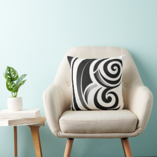 Abstract tribal Tote bag Throw Pillow