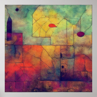 Abstract Trojan Horse Poster