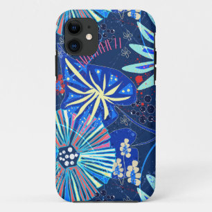 Abstract tropical iPhone 11 case