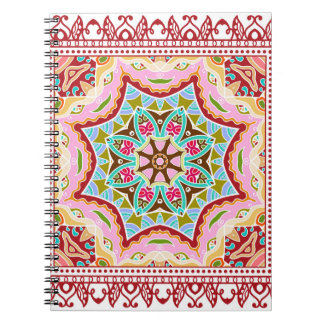 Abstract Tropical Leaves Diverse Pattern Notebook