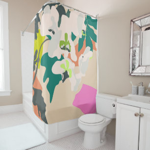 Abstract Tropical Orchids Modern Home