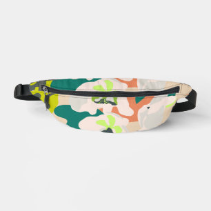Abstract Tropical Orchids Modern Home Decor Fanny Pack