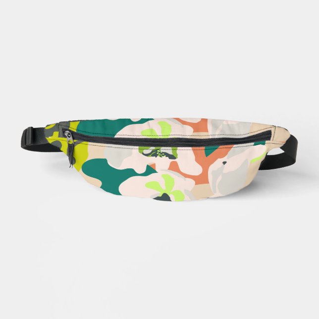 Abstract Tropical Orchids Modern Home Decor  Fanny Pack (Front)