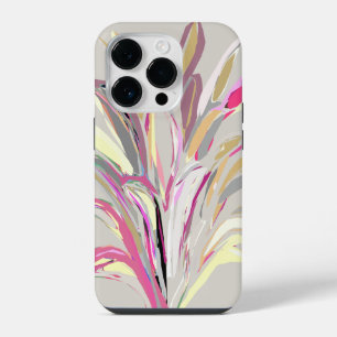 Abstract Tropical Plant Vector Art Style iPhone 14 Pro Case