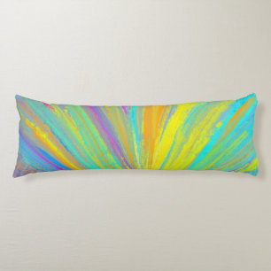 Abstract Tropical Summer Fun Body Pillow