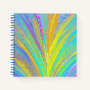 Abstract Tropical Summer Fun Notebook