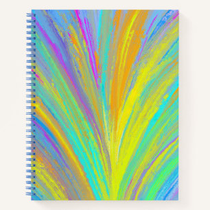 Abstract Tropical Summer Fun Notebook