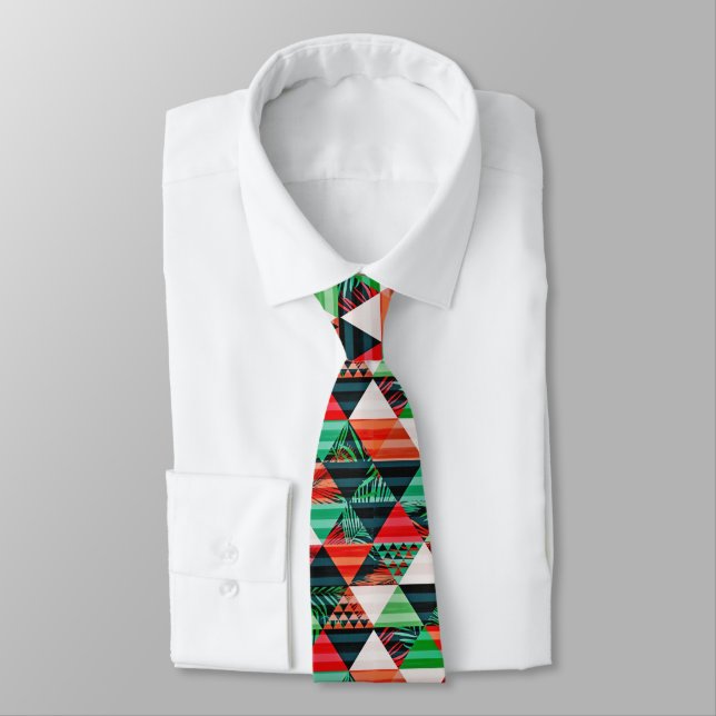 Abstract Tropical Triangles Colourful Geometric  Tie (Tied)