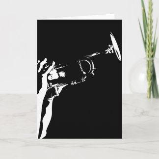 Abstract Trumpet Greeting Card