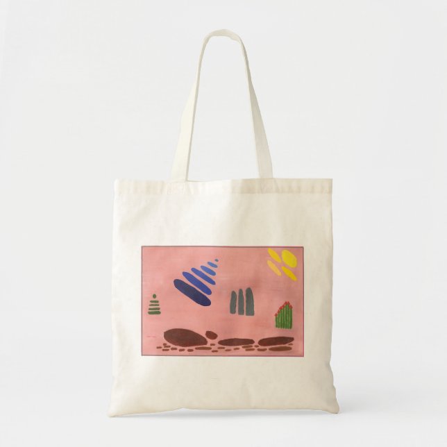 Abstract Tulips on a handy little bag. Tote Bag (Front)