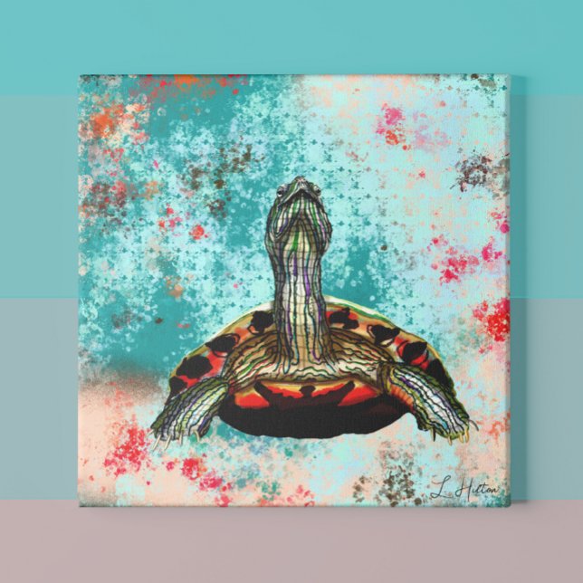 Abstract Turtle Artwork Poster (Creator Uploaded)
