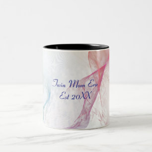 Abstract Twin Mom Era Mug