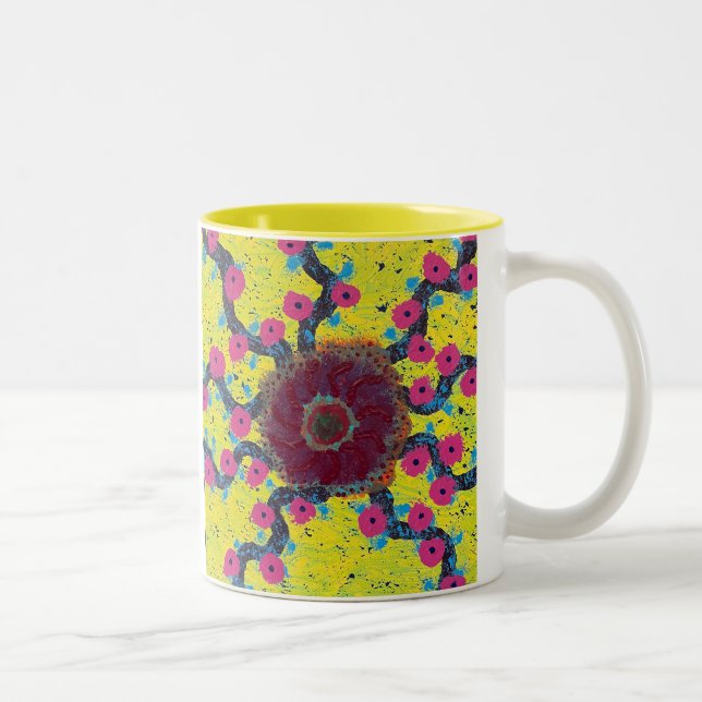 Abstract two-tone mug (Right)