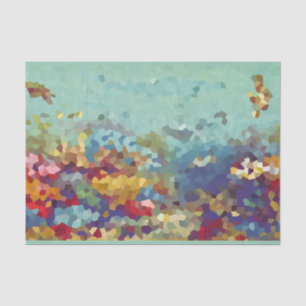 Abstract Under The Sea Tissue Paper