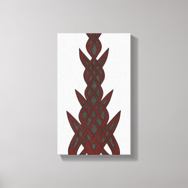 Abstract Urban Pulse Canvas Print (Front)