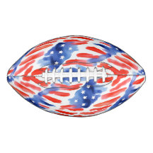 Abstract US Flag - Football