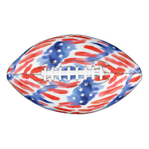 Abstract US Flag - Football