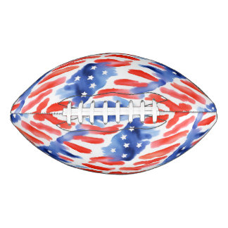 Abstract US Flag - Football