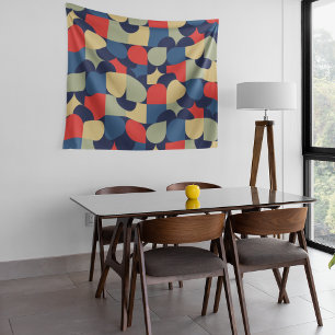 Abstract Vector Art Tapestry