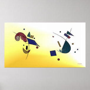 Abstract Verdi Poster