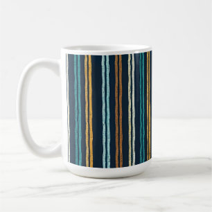 Abstract Vertical Lines pattern Coffee Mug