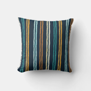 Abstract Vertical Lines pattern Throw Pillow