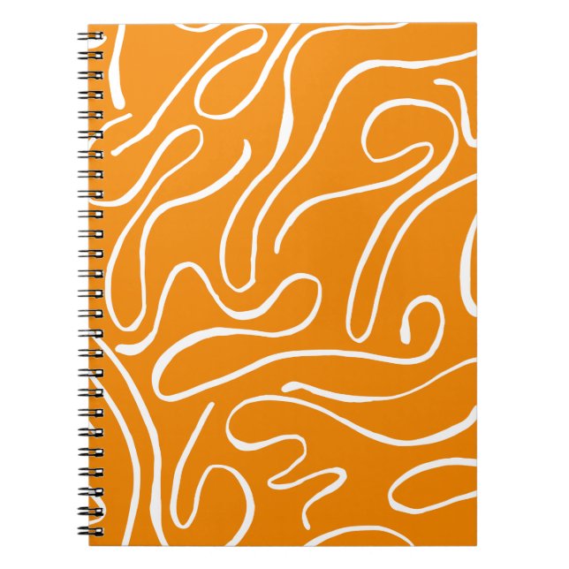 Abstract Vibes Pattern Notebook (Front)