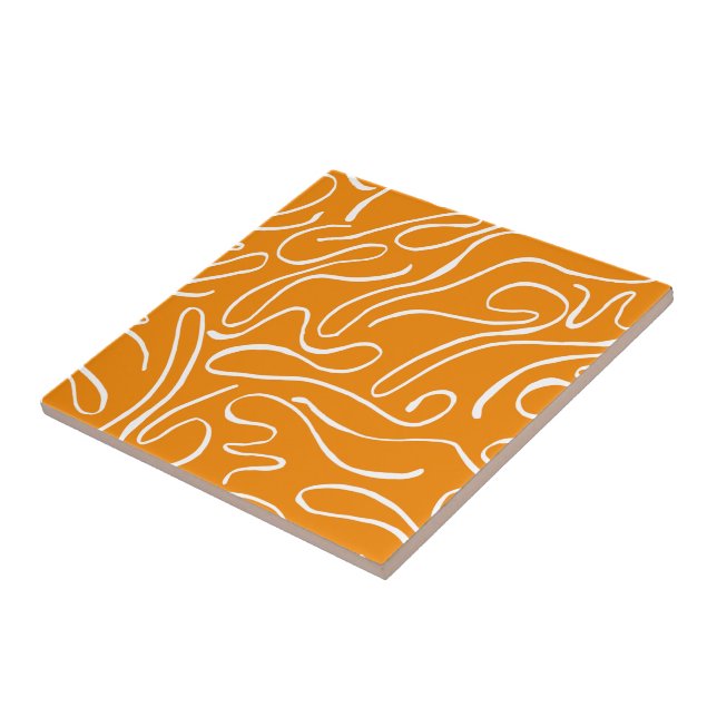 Abstract Vibes Pattern Tile (Side)