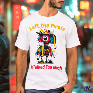 Abstract Vibrant Parrot Graphic T-Shirt