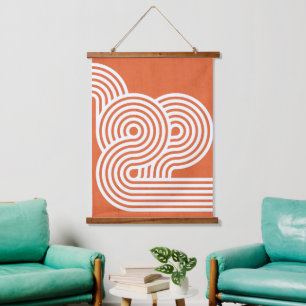 Abstract Vibrant Rhythms Hanging Tapestry