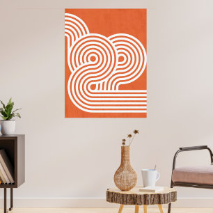 Abstract Vibrant Rhythms Poster