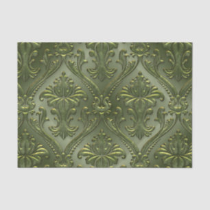 Abstract Vintage Aluminum Pattern Tissue Paper