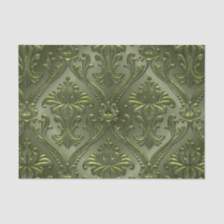 Abstract Vintage Aluminum Pattern Tissue Paper