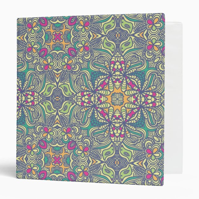 Abstract vintage background binder (Front/Inside)