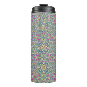 Abstract vintage background thermal tumbler