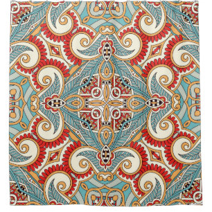 Abstract Vintage Graphical Repeat Wallpaper