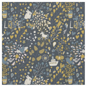Abstract vintage pattern fabric