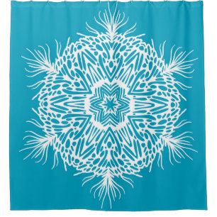 Abstract vintage pattern of creative snowflake. Is